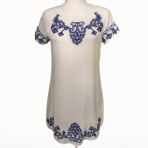 Lulu’s Embroidered Shift Women’s Mini Dress - XS - Picture 5 of 17